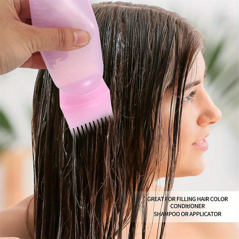 WANMEI 4Pcs/set Silicone Scalp Massage Comb Detangling Hair Brush Hairdressing Hair Dye Barber Styling Tools