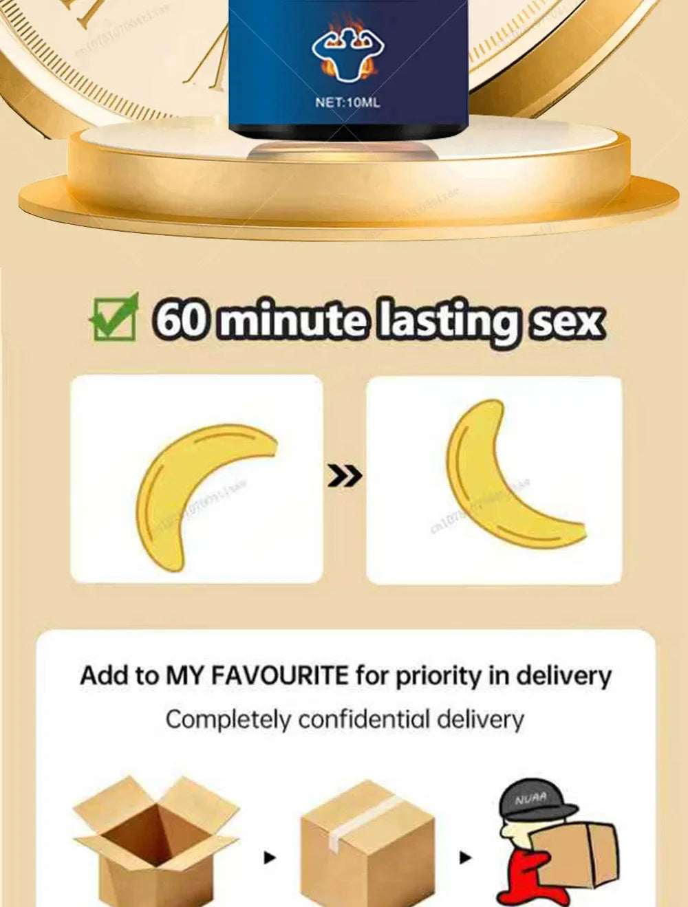 Men's delay time spray without side effects