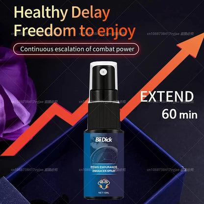Men's delay time spray without side effects
