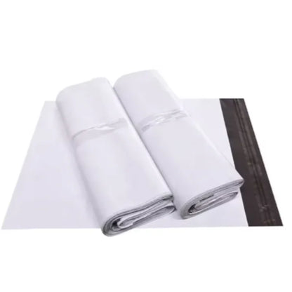 Lots White Self-Adhesive Seal Courier Bags for Express Delivery - Plastic Packaging Pouches Envelope Storage Mail Envelope