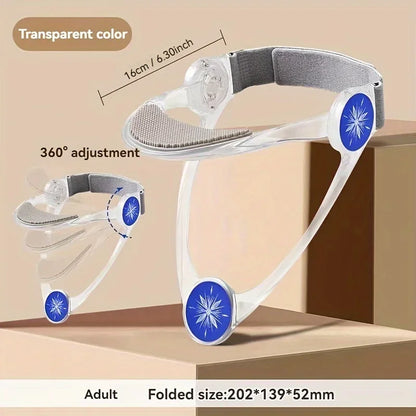 1pc adjustable neck brace, PP material, cervical support, anti-sagging straps with elastic pads, improve posture