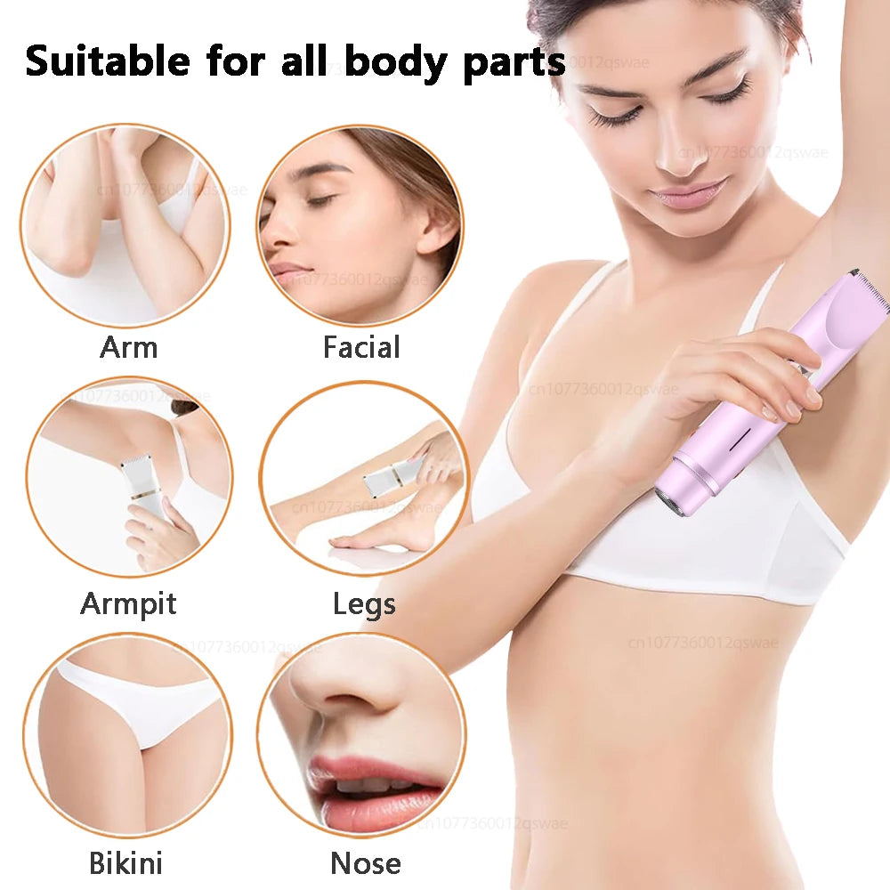 Electric Facial Hair Remover for Women – Portable Mini Shaver