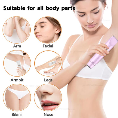 Electric Facial Hair Remover for Women – Portable Mini Shaver