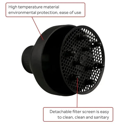 Silicone Hair Styling Tool Accessories Suitable Universal Hair Curl Diffuser Cover Diffuser Disk Hairdryer Curly Drying Blower