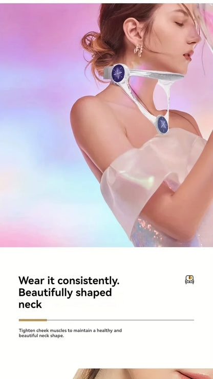 1pc adjustable neck brace, PP material, cervical support, anti-sagging straps with elastic pads, improve posture