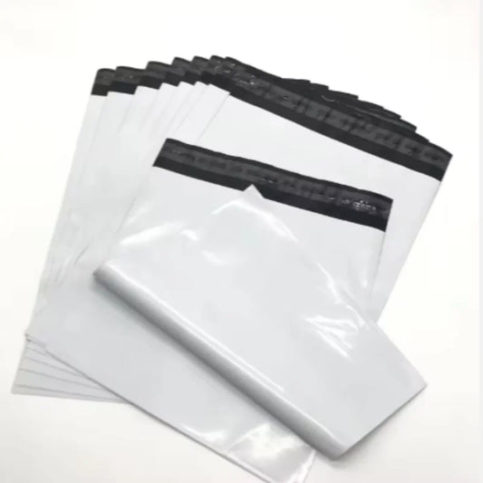 Lots White Self-Adhesive Seal Courier Bags for Express Delivery - Plastic Packaging Pouches Envelope Storage Mail Envelope