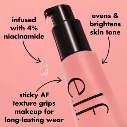 Elf Power Grip Primer Gel-based Moisturizing Facial Base Cream For Firming Makeup Long-lasting Wear Face Improve Makeup Texture