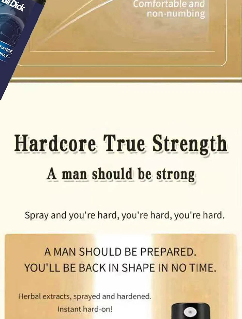 Men's delay time spray without side effects