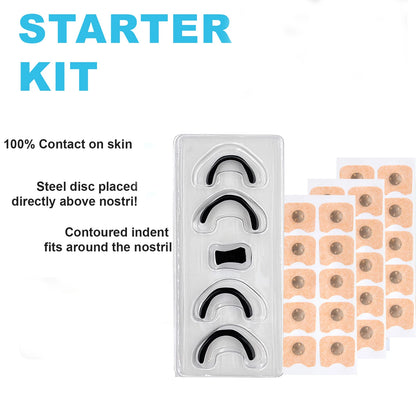 Nasal Breathing Dilators Starter Kits,Anti-snoring Nasal Strips,Magnetic Nose Strips,Increase Sports Air Improve Sleeping