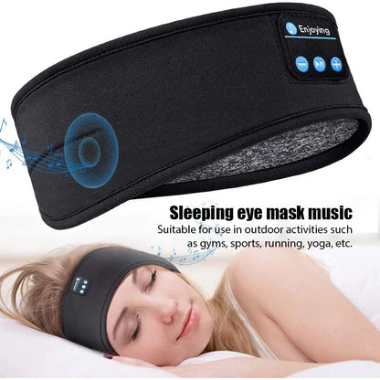 Bluetooth Earphones Sports Side Sleeping Headband Elastic Wireless Headphones Music Eye Mask Wireless Bluetooth Headset Headband