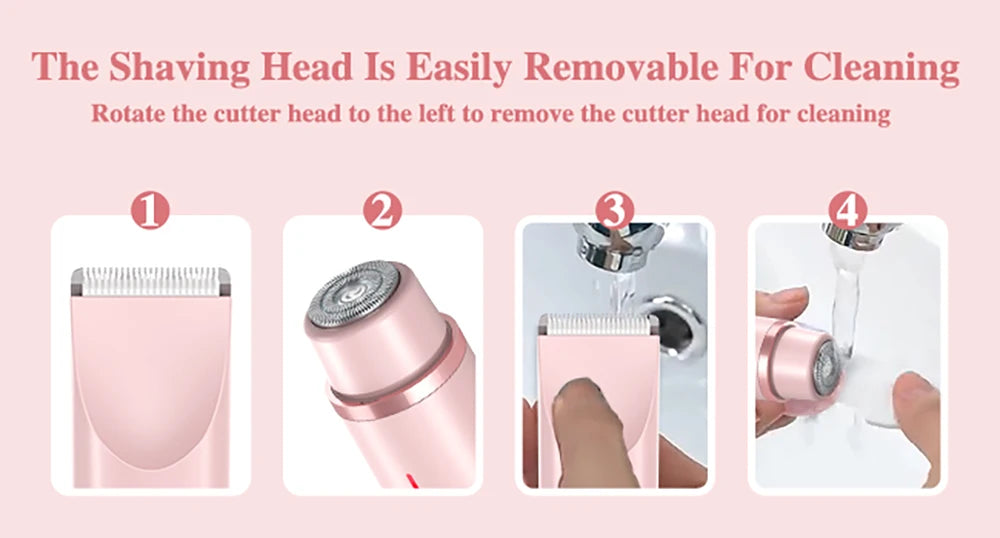 Electric Facial Hair Remover for Women – Portable Mini Shaver
