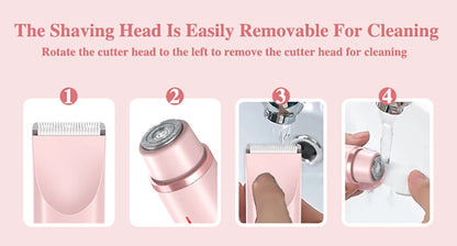 Electric Facial Hair Remover for Women – Portable Mini Shaver