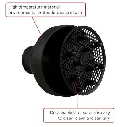 Silicone Hair Styling Tool Accessories Suitable Universal Hair Curl Diffuser Cover Diffuser Disk Hairdryer Curly Drying Blower