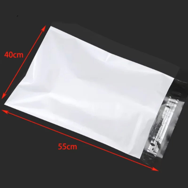 Lots White Self-Adhesive Seal Courier Bags for Express Delivery - Plastic Packaging Pouches Envelope Storage Mail Envelope