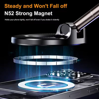 Phone Holder Foldable Design 360° Adjustable Vacuum Car Mount For Cell Phone For Live Streaming 2026
