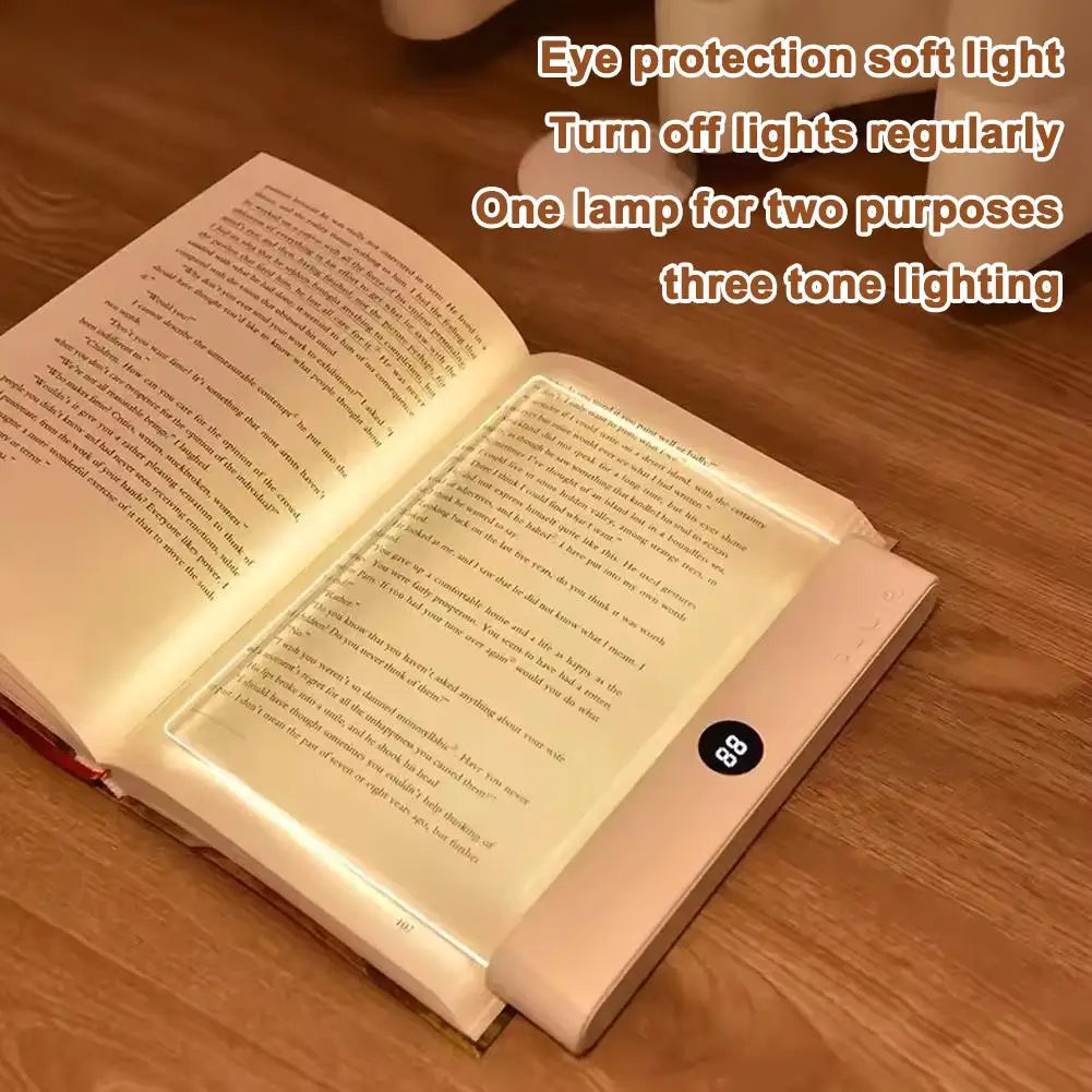 LED Reading Light Vision Reading Light 3 Color Adjustable Eye Protection Reading Light Usb Charging Student Night Reading Lamp
