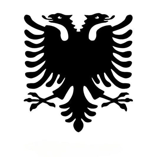 Albanian Double Headed Eagle Car Sticker Vinyl Decal Waterproof Auto Decors for Truck Bumper Rear Window
