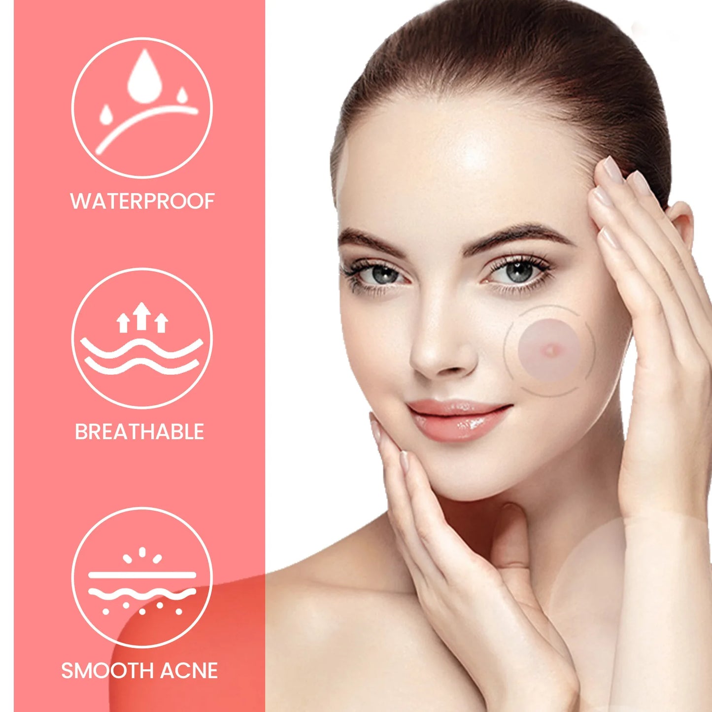 240 pieces of multi-color star acne patches, facial acne patches, concealer acne patches, and pimples patches, ultra-thin