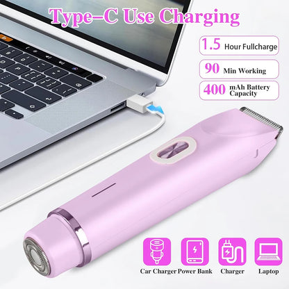 Electric Facial Hair Remover for Women – Portable Mini Shaver