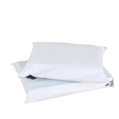 Lots White Self-Adhesive Seal Courier Bags for Express Delivery - Plastic Packaging Pouches Envelope Storage Mail Envelope