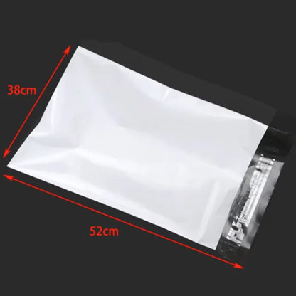 Lots White Self-Adhesive Seal Courier Bags for Express Delivery - Plastic Packaging Pouches Envelope Storage Mail Envelope