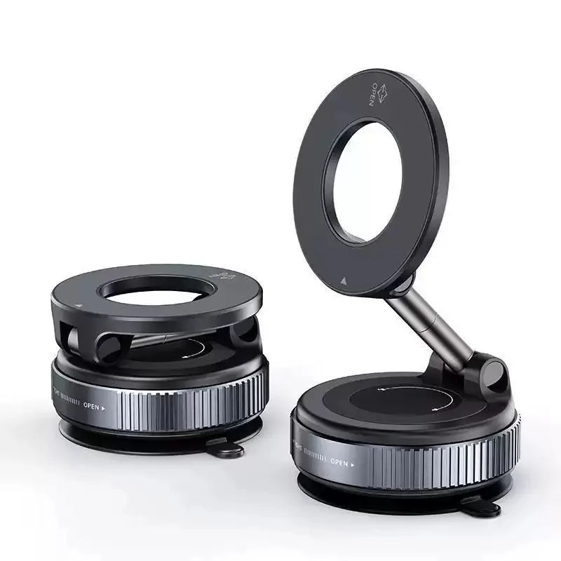 Phone Holder Foldable Design 360° Adjustable Vacuum Car Mount For Cell Phone For Live Streaming 2026