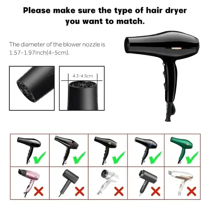 Silicone Hair Styling Tool Accessories Suitable Universal Hair Curl Diffuser Cover Diffuser Disk Hairdryer Curly Drying Blower